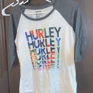 Hurley Multicolor Logo Raglan Tee